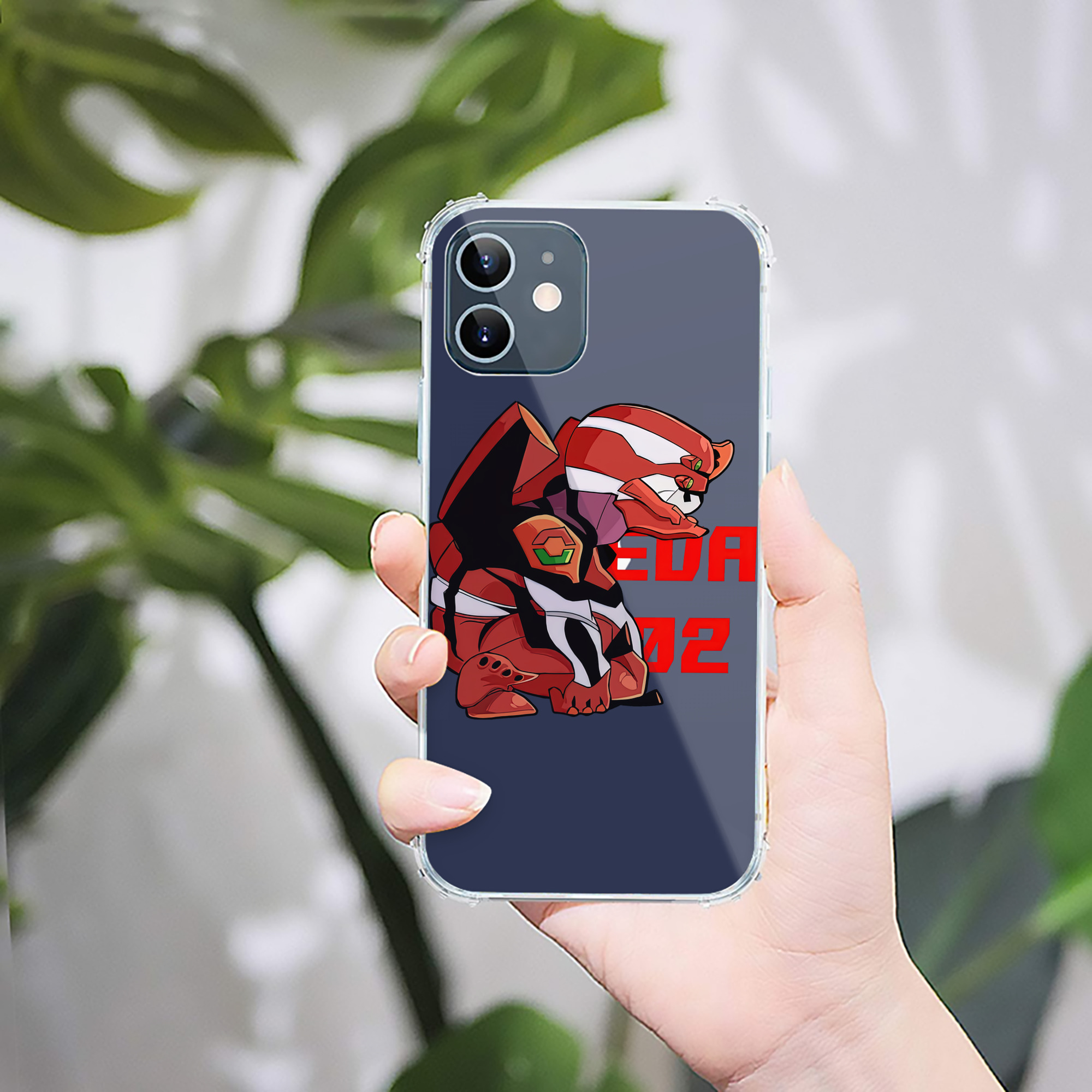 （画像用） EVA 新世紀エヴァンゲリオン 【iPhone 12シリーズ対応】透明スマホケース（クリアソフトケース）